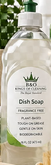 B&O Kings of Cleaning Dish Soap